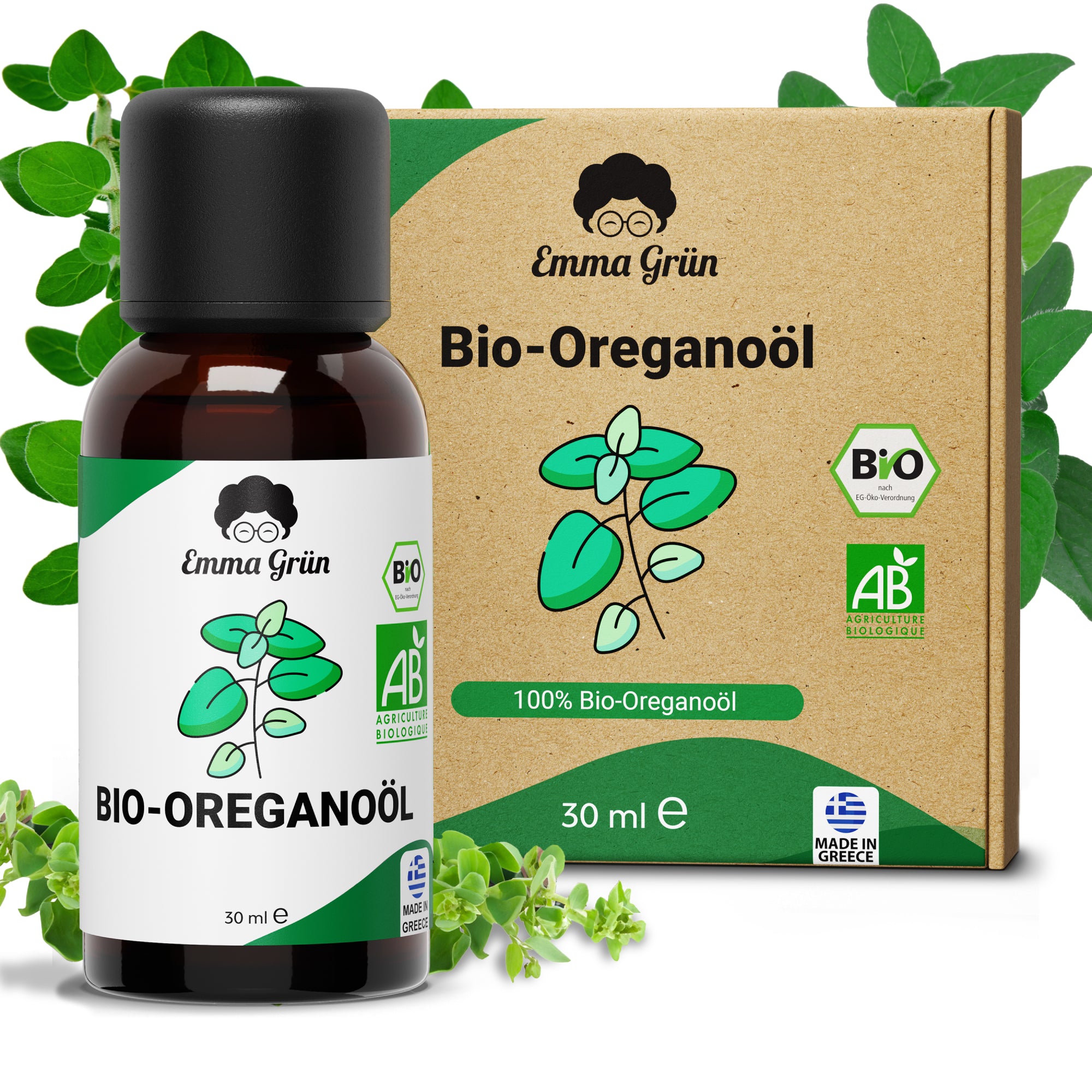 Huile d'origan bio 30 ml, huile essentielle, naturelle &amp; fortement dosée, qualité bio